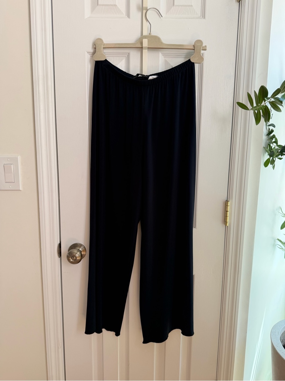 The Row Black Lala Pants Size L - Picture 2 of 5